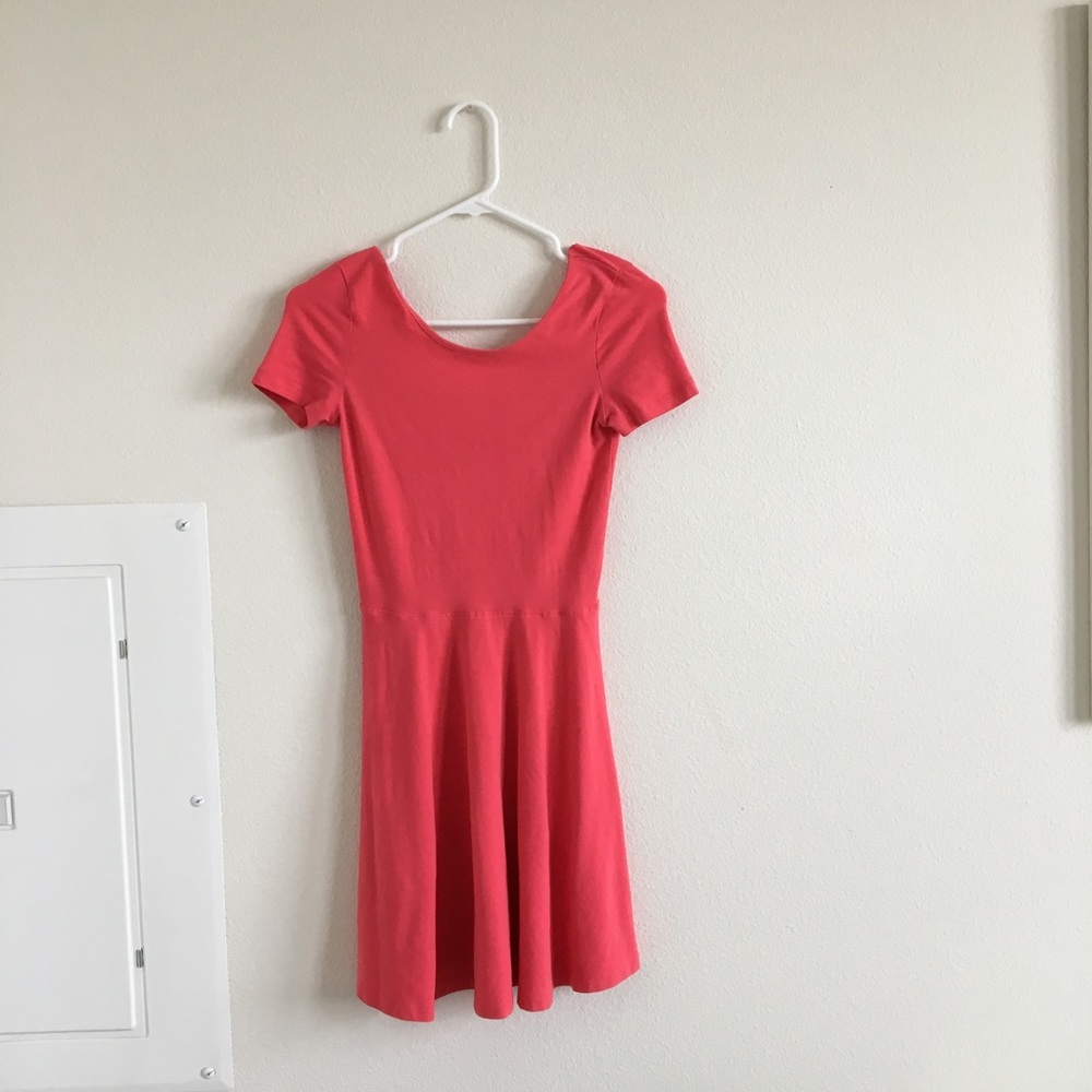 A Line Coral Dress